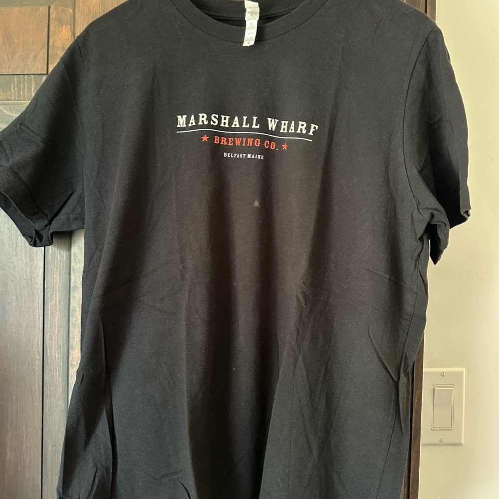Marshall Black Short Sleeve Tee with Logo